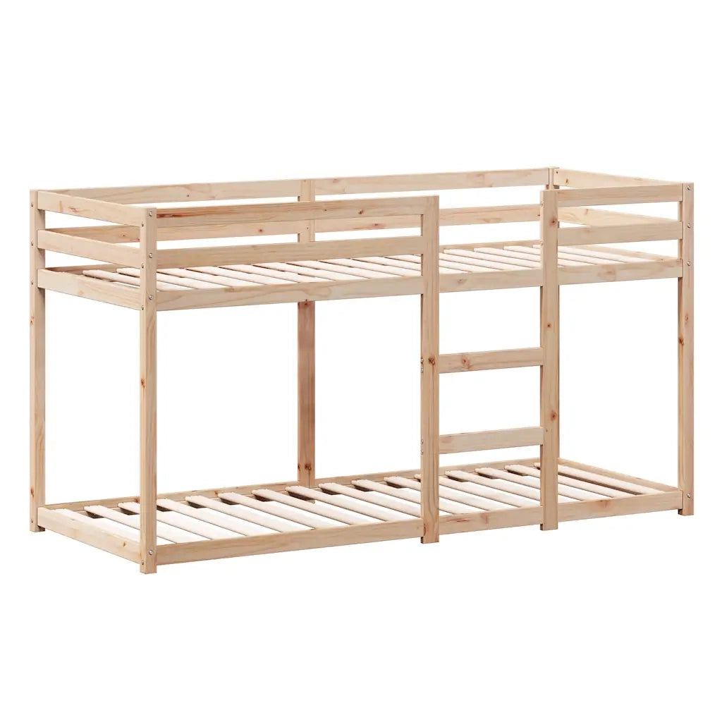 Letto a Castello senza Materasso 90x190 cm Legno di Pino