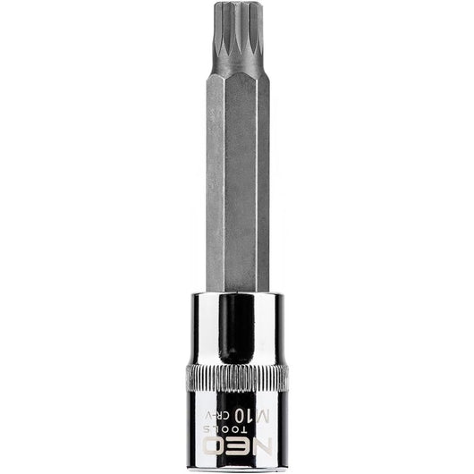 Topex 08-743 inserto spline su b bussola 1/2 m10 x 100 mm acc ds