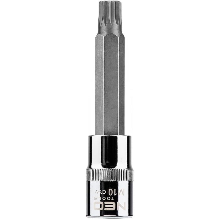 Topex 08-743 inserto spline su b bussola 1/2 m10 x 100 mm acc ds