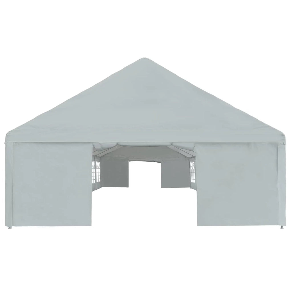 Tessuto per tenda senza struttura Grigio 12 x 6 m PE