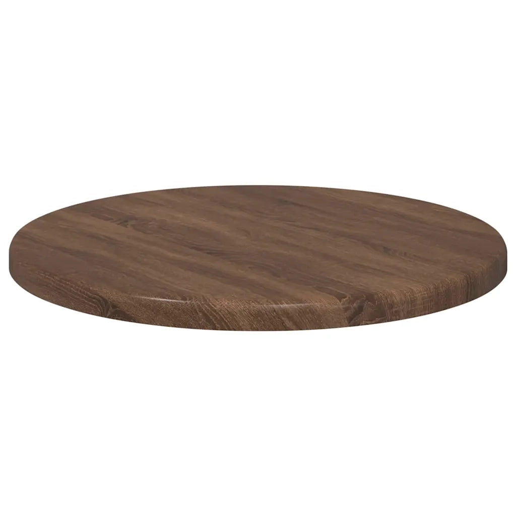Piano del tavolo Rovere marrone Ø 30 x 1,5 cm Legno multistrato 880378