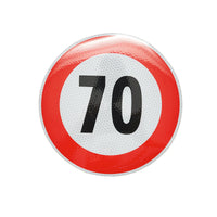 Adesivo limite di velocità - 70 fi21
