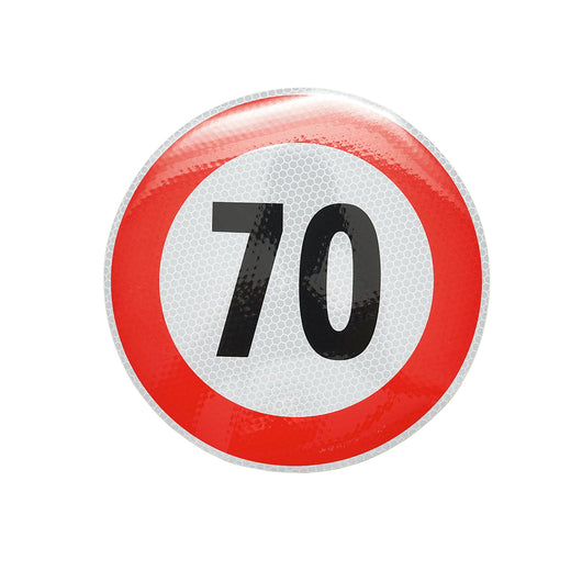 Adesivo limite di velocità - 70 fi21