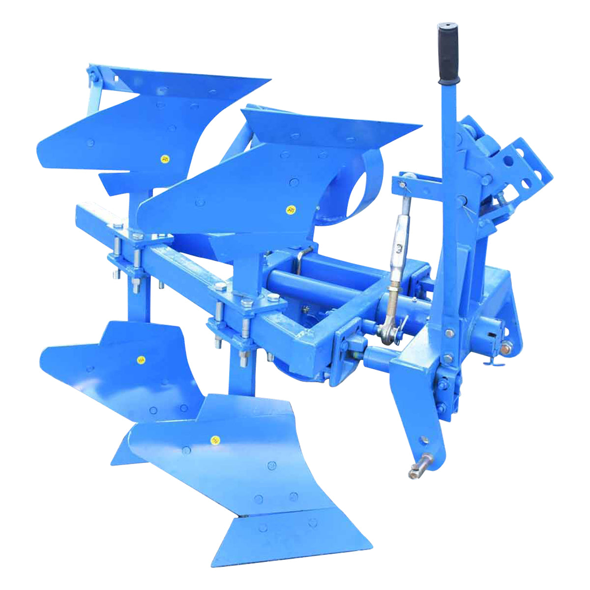 Aratro reversibile manuale con 2 vomeri