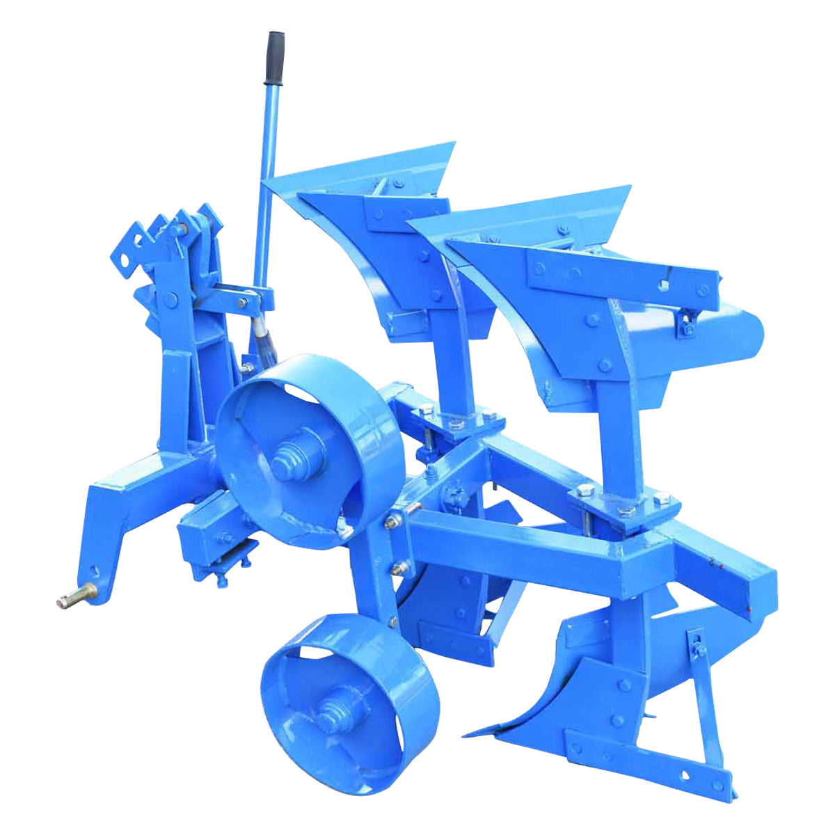 Aratro reversibile manuale con 2 vomeri