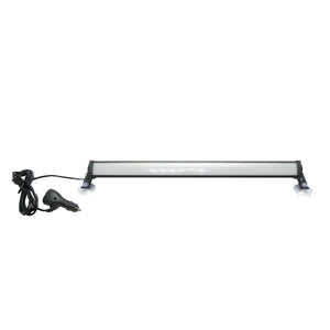 Barra LED RGB con ventose, 18W, 12–36V, telecomando, Bluetooth e app LED LAMP (520×45×40 mm)