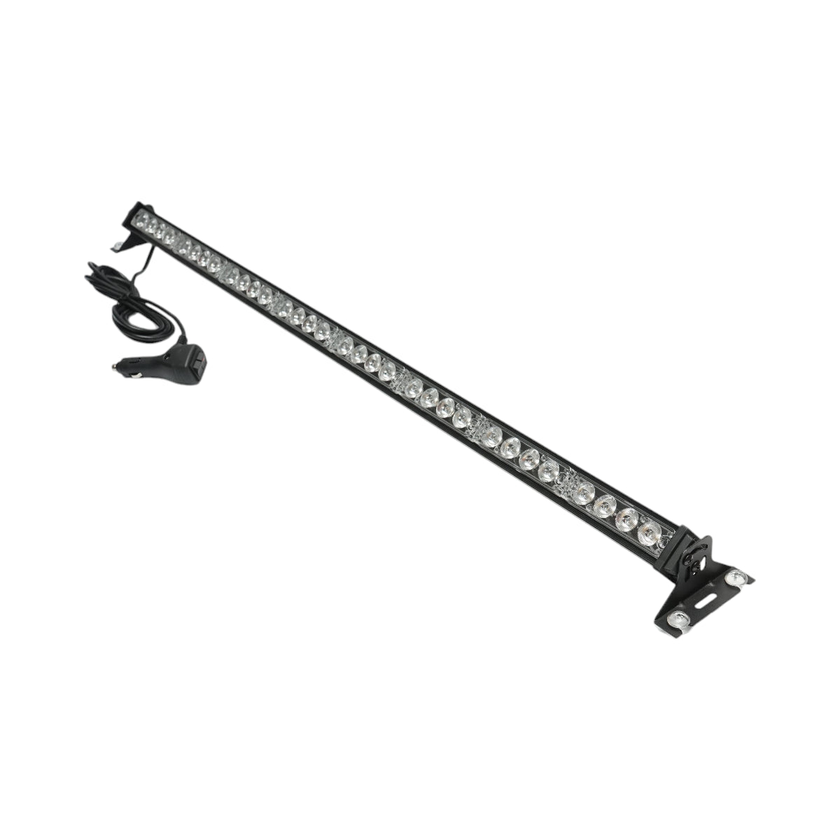 Barra LED stroboscopica 12V, 32W, 5 colori, alloggiamento in alluminio 860x80x30mm