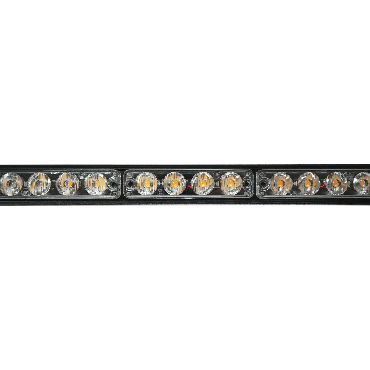 Barra LED stroboscopica 12V, 32W, 5 colori, alloggiamento in alluminio 860x80x30mm