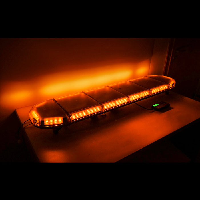 Barra luminosa rotante 12-24V con luce gialla 1290x275x125mm Breckner Germany