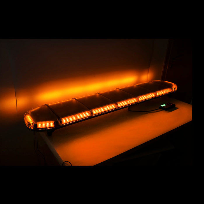 Barra luminosa rotante 12-24V con luce gialla 1520x275x125mm Breckner Germany