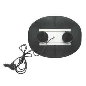 Barra luminosa rotante 9-30V con luce gialla 375x275x100mm Breckner Germany