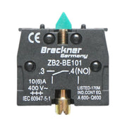 Blocco contatti ausiliari 1NO, 400V/10A 22mm LAY5 Breckner Germany
