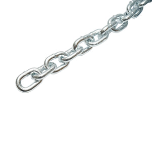 Catena elettrozincata 10x28,5x33,5mm DIN766 10m/rotolo tamburo di plastica