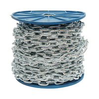 Catena elettrozincata 4,7x19x17mm DIN5685A 30m/rotolo tamburo di plastica