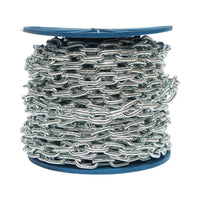 Catena elettrozincata 4,7x19x17mm DIN5685A 30m/rotolo tamburo di plastica