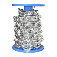 Catena elettrozincata DIN766 fi13 5m/rotolo tamburo di plastica