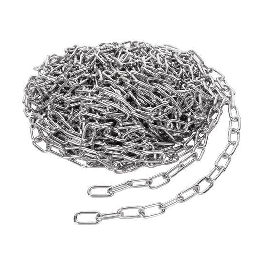 Catena in acciaio zincato a maglie corte 8mm, DIN5685A, 50m