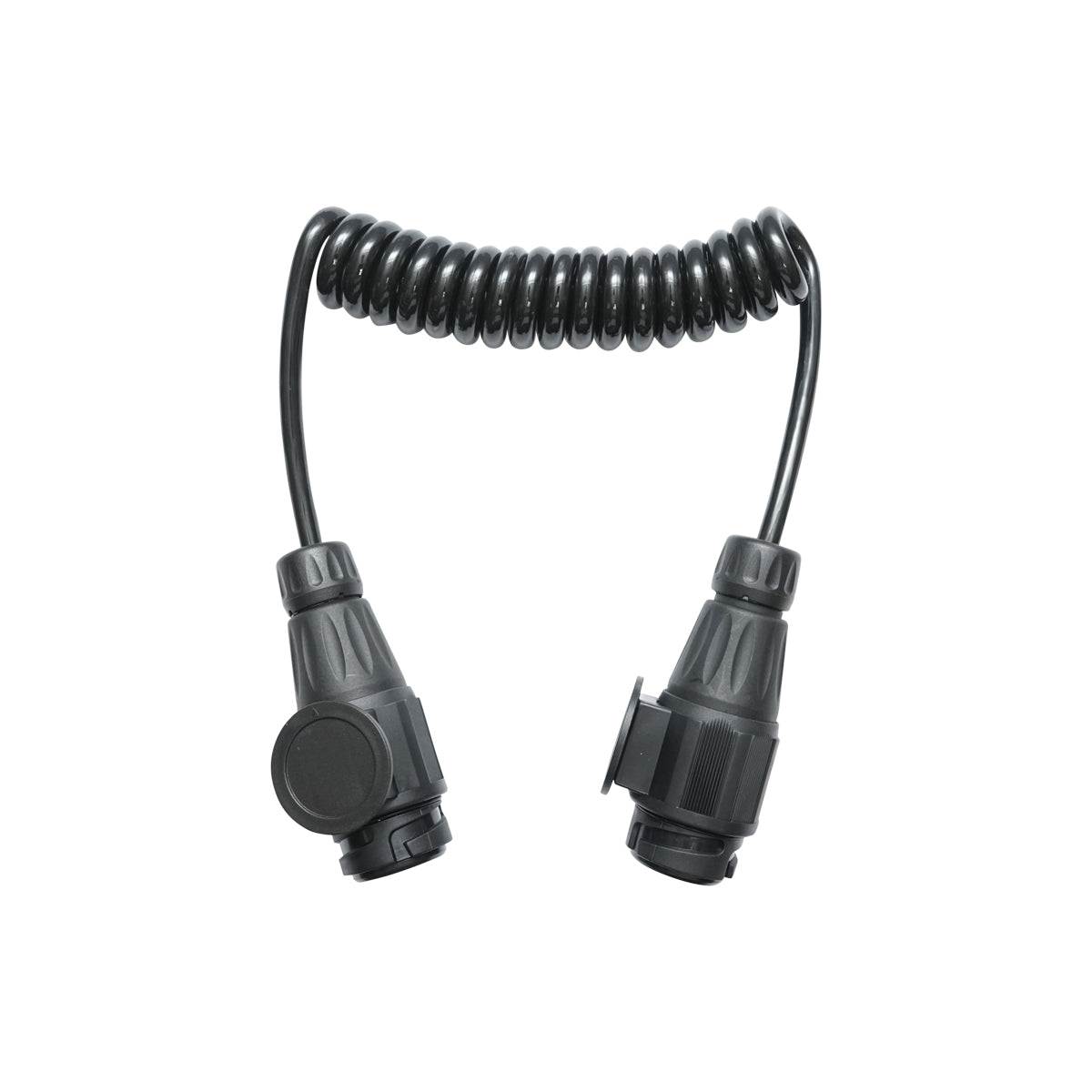 Cavo a spirale per rimorchio da 2,2 m con 2 spine maschio a 13 pin, 8 fili Breckner Germany