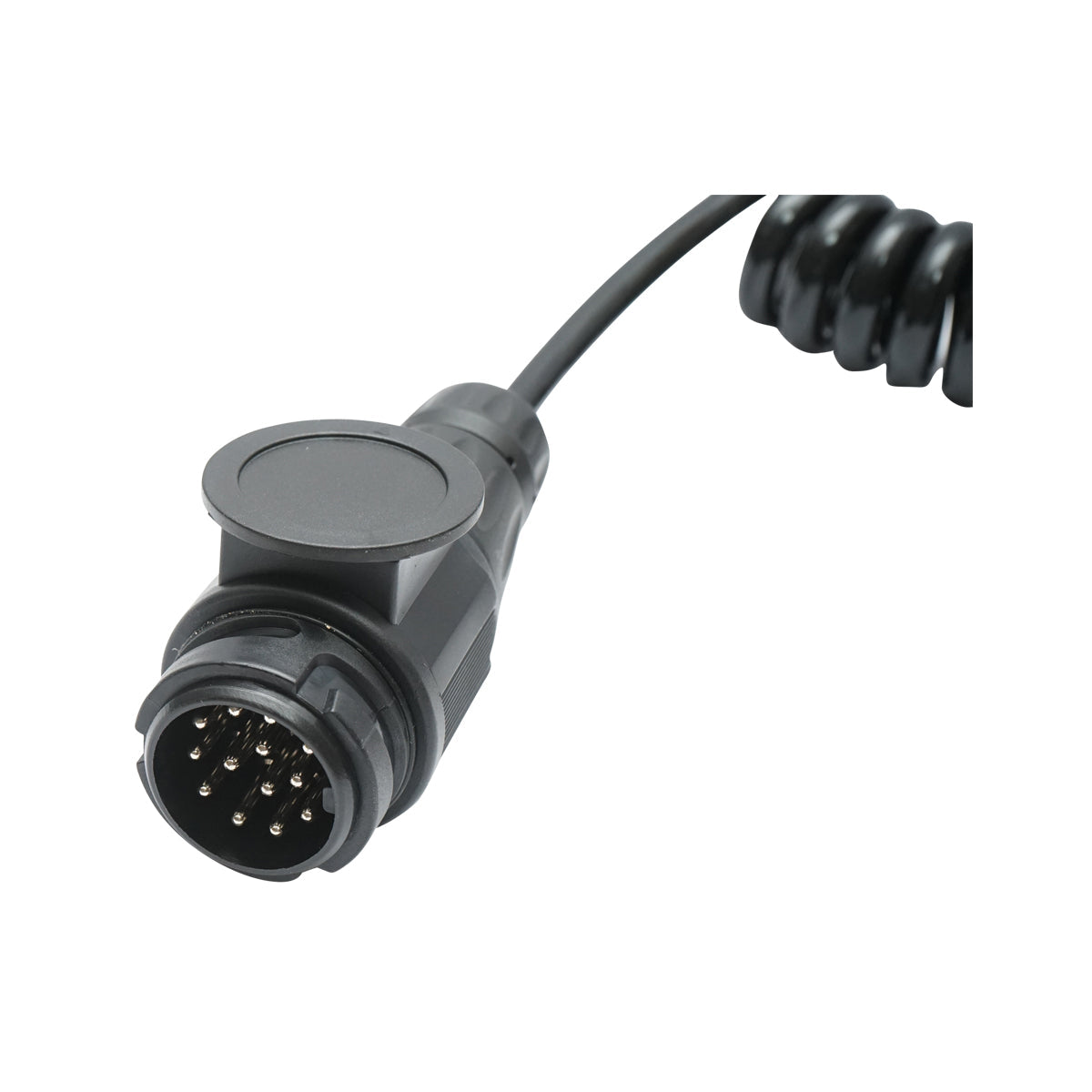 Cavo a spirale per rimorchio da 2,2 m con 2 spine maschio a 13 pin, 8 fili Breckner Germany