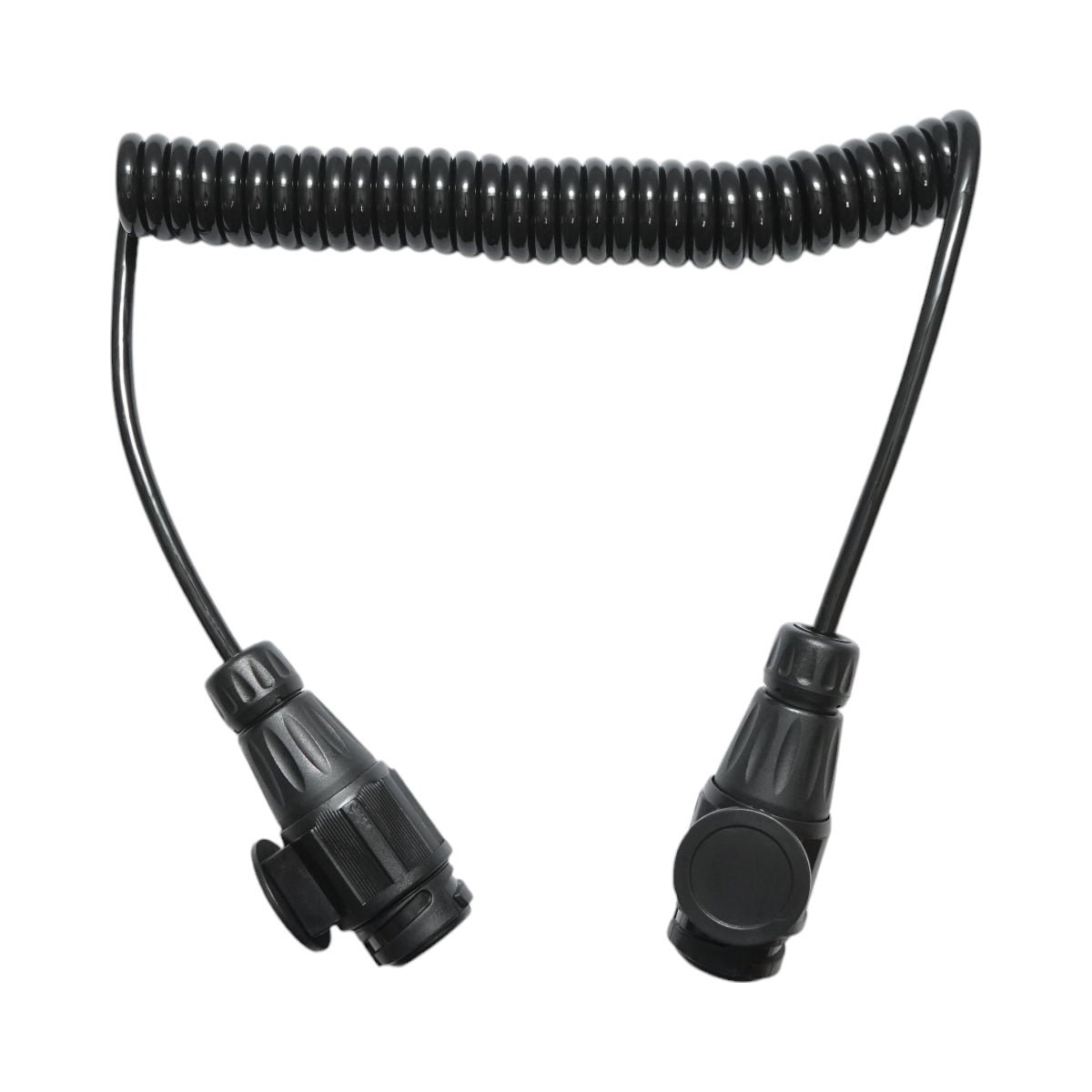 Cavo a spirale per rimorchio da 3,5 m con 2 spine maschio a 13 pin, 8 fili Breckner Germany