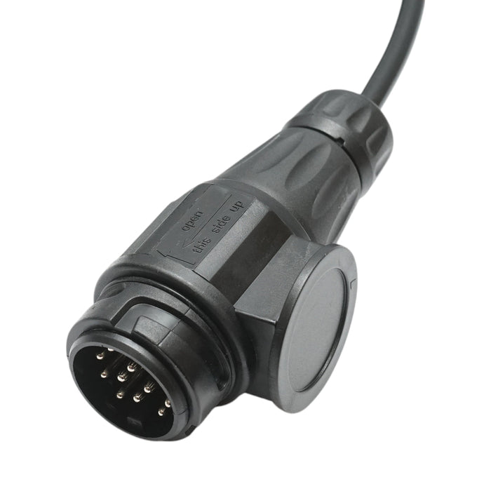Cavo a spirale per rimorchio da 3,5 m con 2 spine maschio a 13 pin, 8 fili Breckner Germany