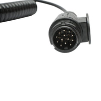 Cavo a spirale per rimorchio da 3,5 m con 2 spine maschio a 13 pin, 8 fili Breckner Germany