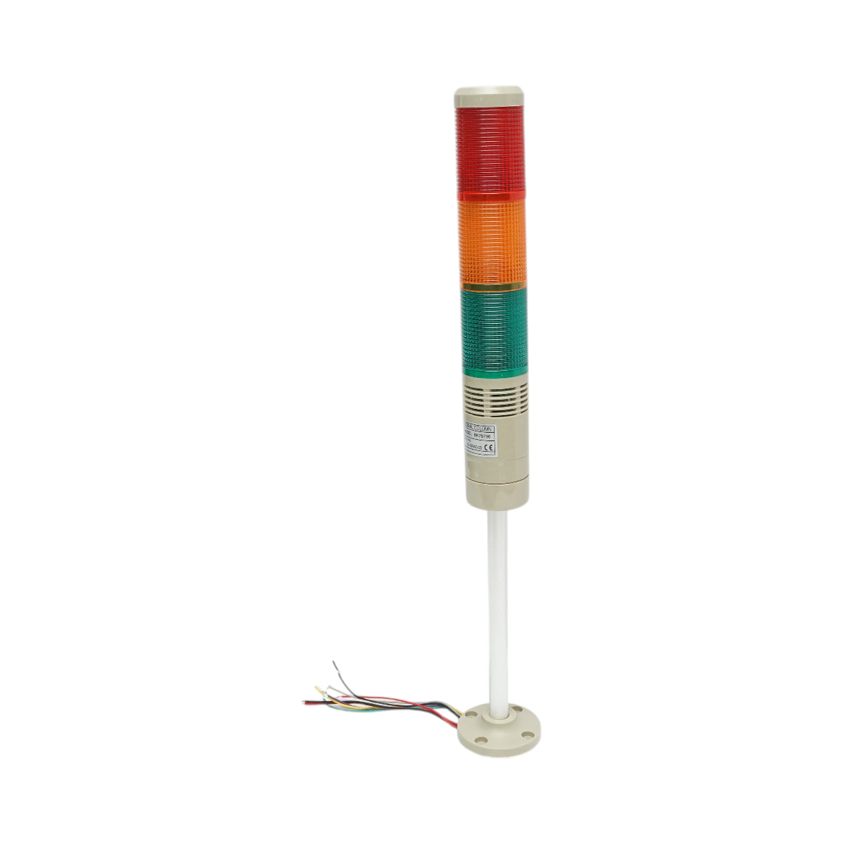 Colonna di segnalazione a LED 12-30V AC con sirena rosso-verde-giallo Breckner Germany