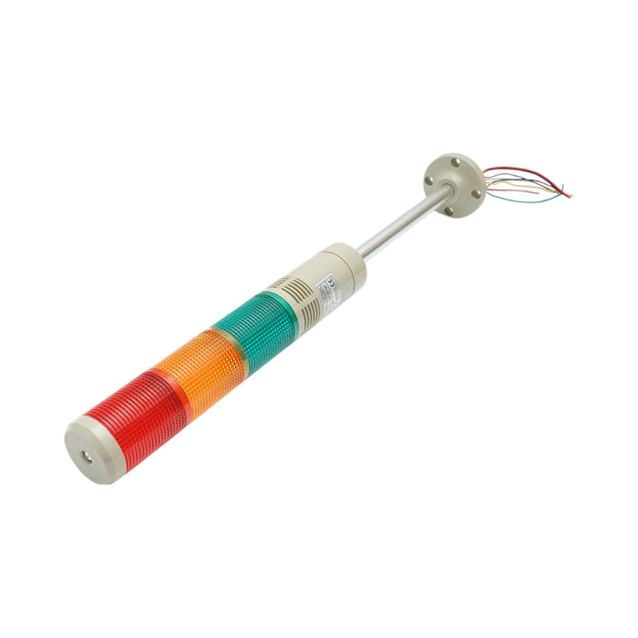 Colonna di segnalazione a LED 12-30V AC con sirena rosso-verde-giallo Breckner Germany