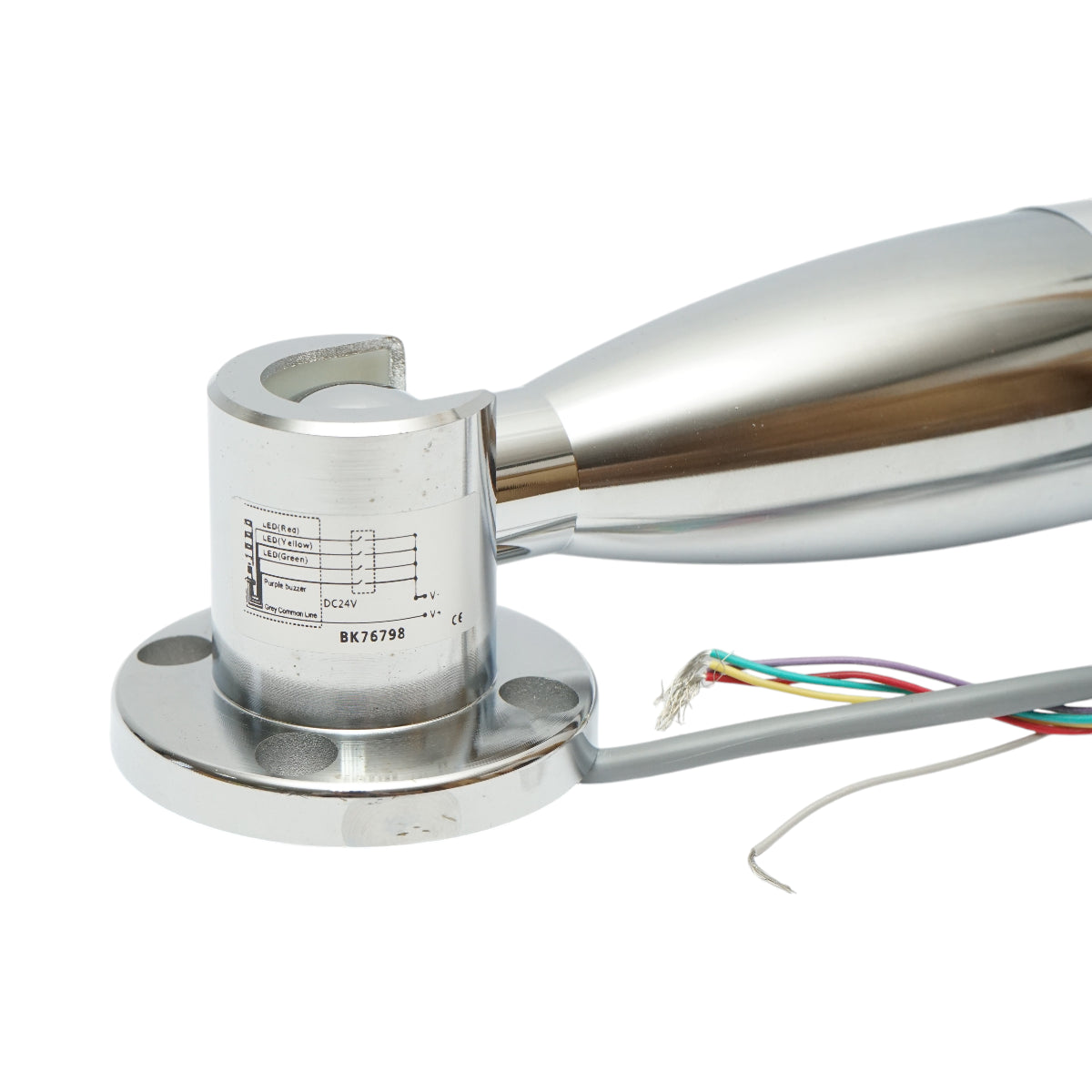 Colonna di segnalazione a LED 24V DC con sirena rosso-verde-giallo IP65 Breckner Germany