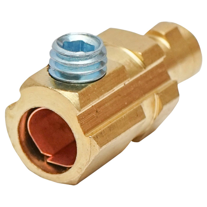 Connettore da 9 mm, DKJ10-25 per cavo di saldatura rosso Breckner Germany