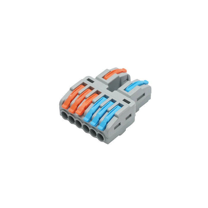 Connettore rapido per cavi 32A 450V, 8 poli 0,08-4mm Leader
