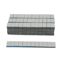 Contrappesi autoadesivi grigio scuro per equilibratura ruote Fe 60g (5gx12 pz) 100 strisce/scatola