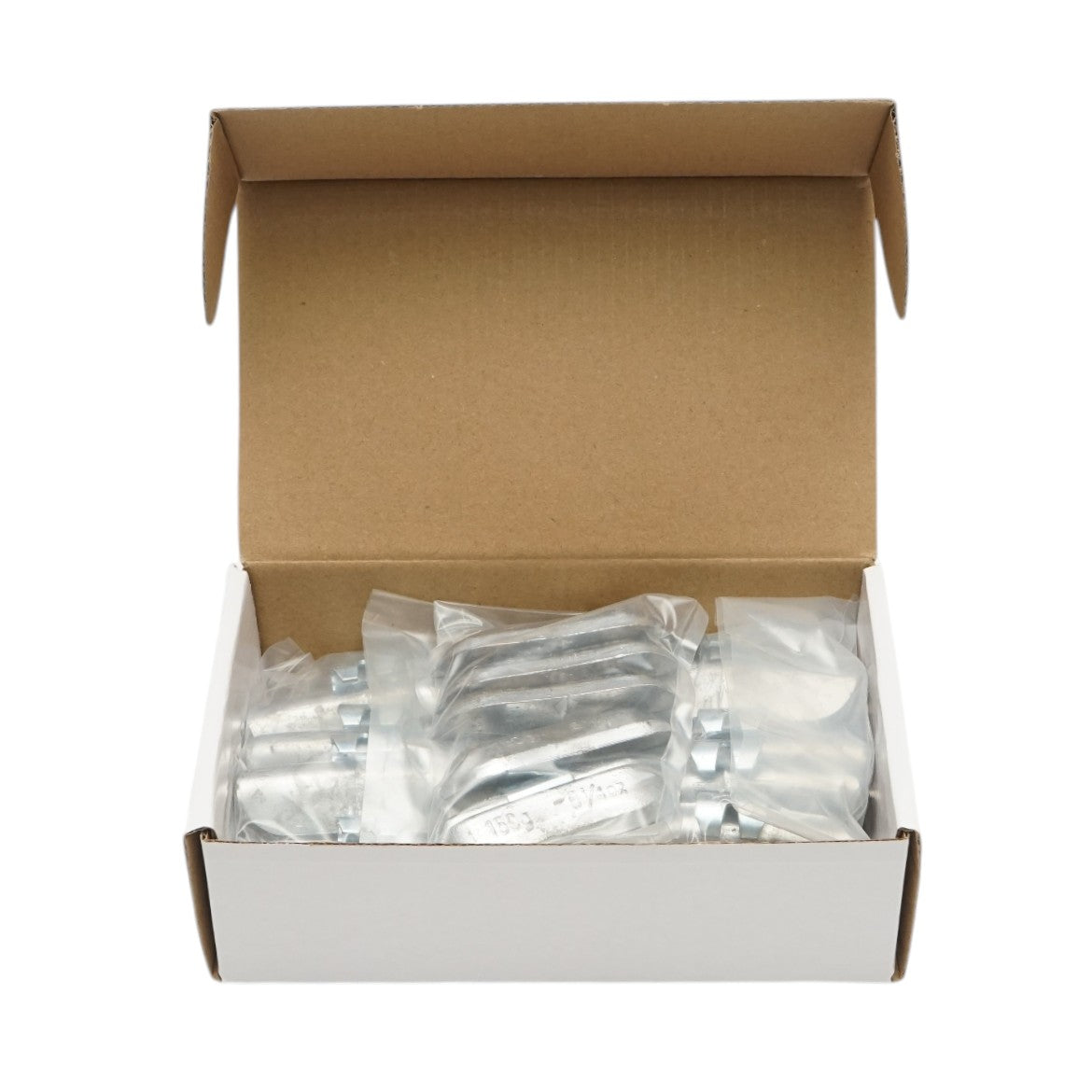 Contrappesi in piombo da 150 g per equilibratura ruote camion 25 pz/scatola