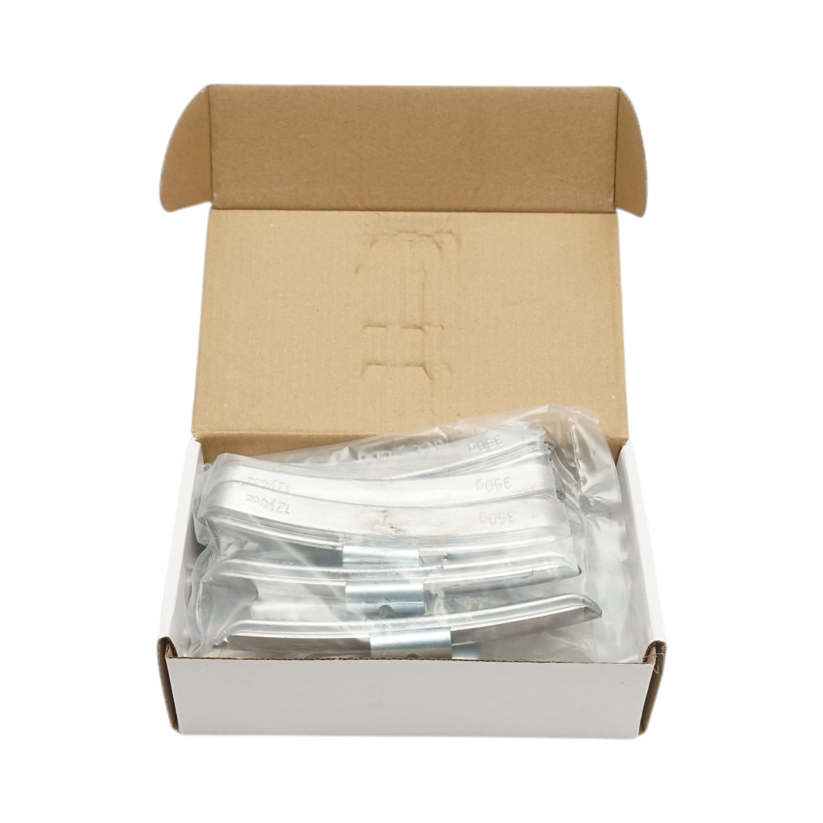 Contrappesi in piombo da 350 g per equilibratura ruote camion 15 pz/scatola