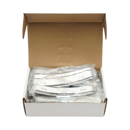 Contrappesi in piombo da 400 g per equilibratura ruote camion 15 pz/scatola