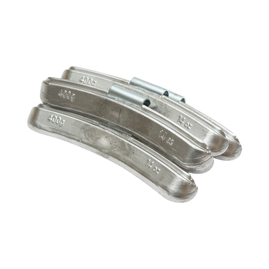 Contrappesi in piombo da 400 g per equilibratura ruote camion 15 pz/scatola