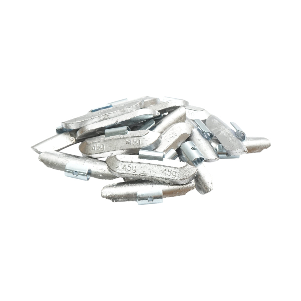 Contrappesi in piombo da 45 g per equilibratura ruote, 50 pezzi/scatola