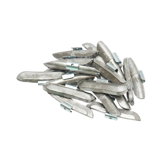 Contrappesi in piombo da 55 g per equilibratura ruote, 50 pezzi/scatola