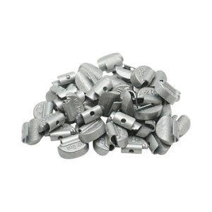 Contrappesi in zinco da 10 g per equilibratura ruote, 100 pezzi/scatola