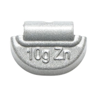 Contrappesi in zinco da 10 g per equilibratura ruote, 100 pezzi/scatola