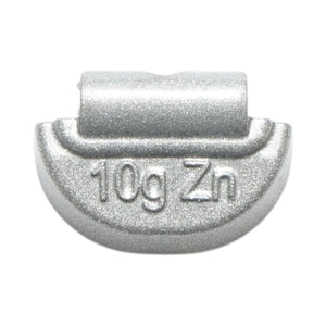 Contrappesi in zinco da 10 g per equilibratura ruote, 100 pezzi/scatola