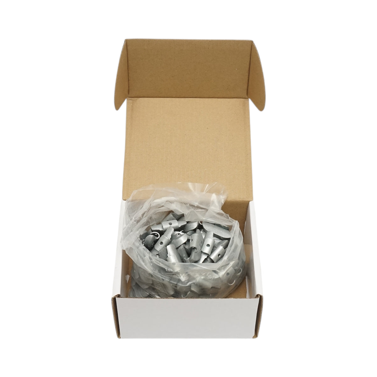 Contrappesi in zinco da 15 g per equilibratura ruote, 100 pezzi/scatola