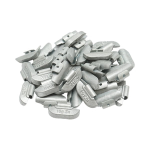 Contrappesi in zinco da 15 g per equilibratura ruote, 100 pezzi/scatola