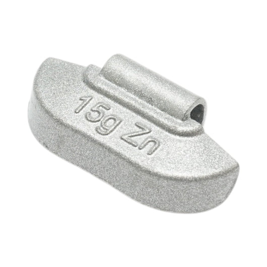 Contrappesi in zinco da 15 g per equilibratura ruote, 100 pezzi/scatola