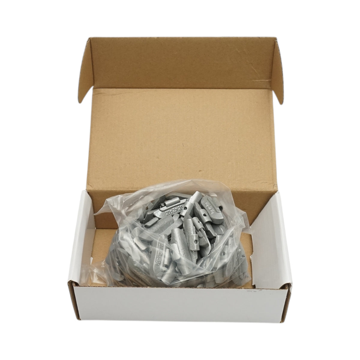 Contrappesi in zinco da 20 g per equilibratura ruote, 100 pezzi/scatola