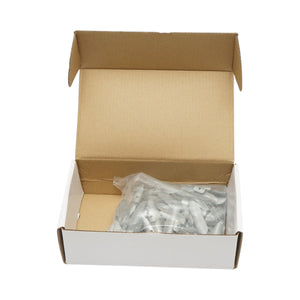 Contrappesi in zinco da 25 g per equilibratura ruote, 50 pezzi/scatola