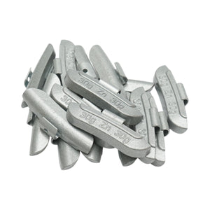 Contrappesi in zinco da 30 g per equilibratura ruote, 50 pezzi/scatola