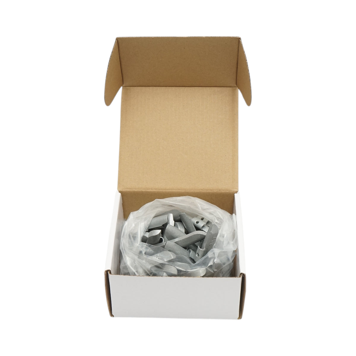 Contrappesi in zinco da 35 g per equilibratura ruote, 50 pezzi/scatola