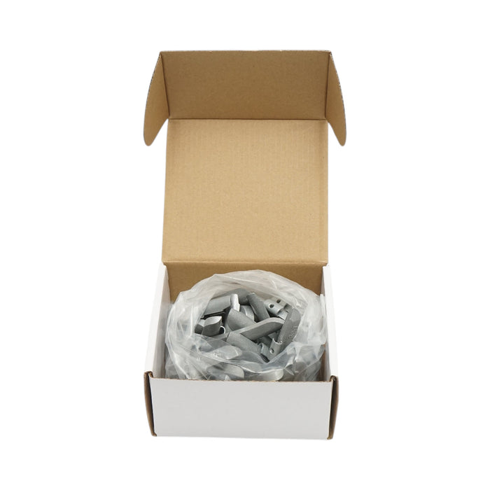 Contrappesi in zinco da 35 g per equilibratura ruote, 50 pezzi/scatola