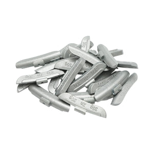 Contrappesi in zinco da 35 g per equilibratura ruote, 50 pezzi/scatola